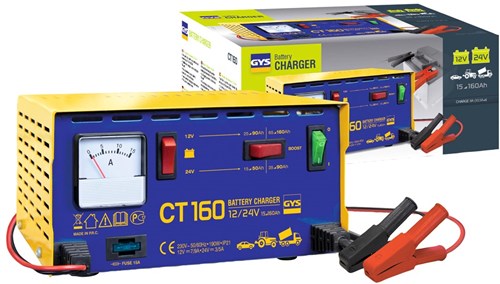 Gys Acculader CT 160, 12/24V, Traditioneel - 5192024106