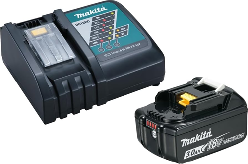 Makita Accessoires 18 V Starterset 3,0Ah BL1830B + lader DC18RC | 18V (1x 3.0Ah accu + lader) - 191A24-4