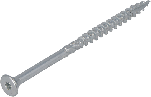 Proftec Spaanplaatschroef Verzinkt Platkop met snijpunt Torx TX20 + bit 5.0X70/42 | 600 stuks - 5289.01.42201
