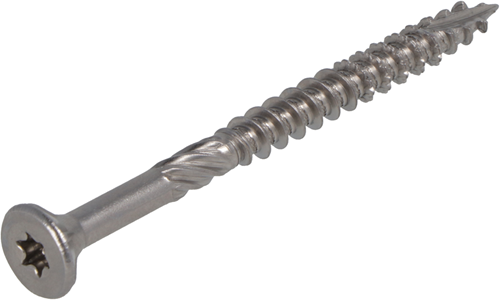 Proftec Spaanplaatschroef RVS 410 Platkop met snijpunt Torx TX20 4.0X25 | 200 stuks - 5206.31.25101