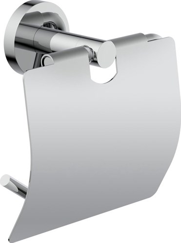 Schutte LONDON Toiletpapierhouder | Chroom | Met deksel – 10113