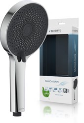 Schutte SAMOA RAIN Handdouche | Chroom/antraciet – 60251