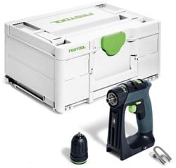 Festool CXS 18-Basic Accu-schroefboormachine | zonder accu's en lader in Systainer - 576882