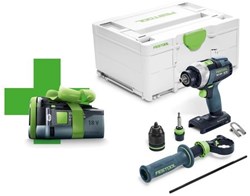 Festool TDC 18/4 I-Basic Accuschroefboormachine | Promo | + 5.0Ah accu 577052
