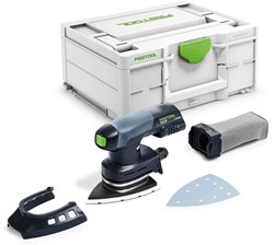 Festool DTSC 400 Li-Basic Accu-deltaschuurmachine | Zonder accu's & lader | in koffer - 577507