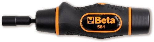 Beta Momentschroevendraaier met slipmechanisme, zonder schaalverdeling Voor het rechtsom vastzetten Torsie nauwkeurigheid: ±6% (te gebruiken in combinatie met artikel 588 - 682) 581 - 005810001
