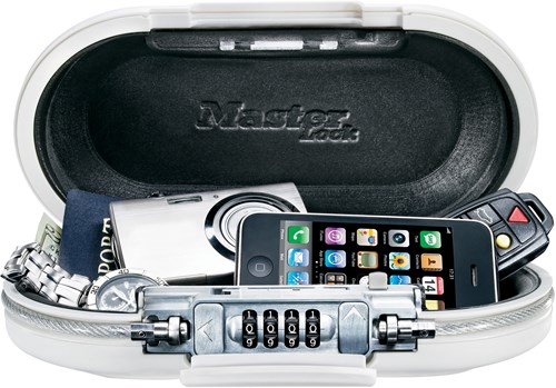 Masterlock Mobiele kluis, 4 cijfers 102x45mm wit - 5900EURDWHT 5900EURDWHT