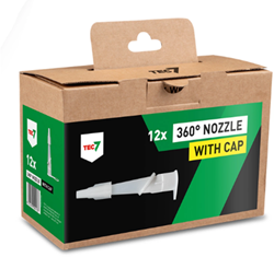 Tec7 360° Nozzle met afsluitdop | (12 st.) - 599425290