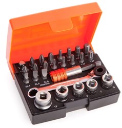 Bahco bit/dopsleutelset met ratel | 2058/S26