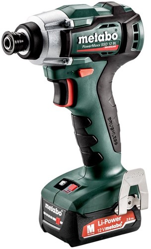Metabo SSD 12 BL Accu-slagschroevendraaier | 12 V | 2x2 Ah Li-Power | Lader SC 30 | 140 Nm | In Metabox 118 - 601115500