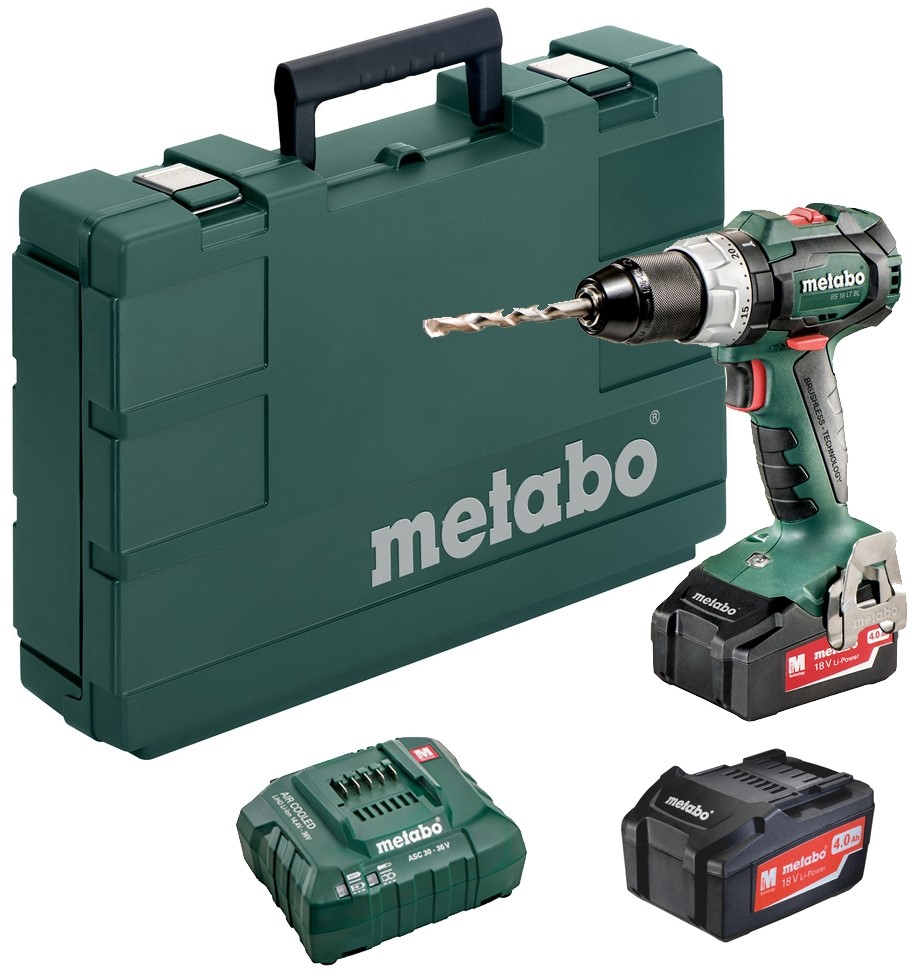 Metabo BS 18 LT BL Accu boorschroefmachine 18V 4.0Ah in kunststof