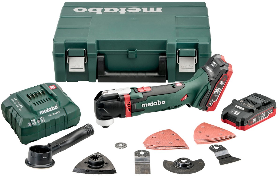 Metabo MT 18 LTX BL QSL 18V accu multitool 14 delige set