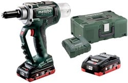 Metabo NP 18 LTX BL 5.0 LiHD Accu-klinknagelpistool 2 x 4.0Ah in Metaloc - koolborstelloos | 619002800 - 619002800