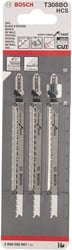 Bosch Accessoires Decoupeerzaagblad T 308 BO Extraclean for Wood 3st - 2608663867