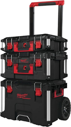 Milwaukee Packout 1 + 2 + 3 Opbergkoffer complete set - 4932464244