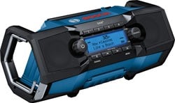 Bosch Blauw GPB 18 V-2 SC Bouwradio 18V | (ontvangst via DAB+, Bluetooth, FM en AUX) | Zonder accu's & lader - 06014A3100