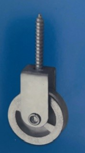Waelbers Hijskatrol schroef 40mm enkel Gietijzer-wiel - 5 Stuk(s) - 62024111.02