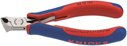 Knipex Elektronica-voorsnijtang met schuine kop met meer-componentengrepen 120 mm - 6212120