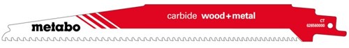 Metabo Accessoires Reciprozaagblad HM | "Carbide Wood + Metal"| 225x6-8 TPI | S1156XHM | ( 1st.) - 626560000