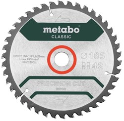 Metabo Accessoires Cirkelzaagblad PrecisionCutClassic | Ø 165x20 | 42WZ 5° /B | 628027000 628027000