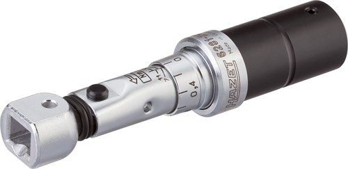 HAZET Momentsleutel 6281-2CT - Draaimomentbereik min-max: 5 – 13 Nm - Nauwkeurigheid: 4% - 9 x 12 mm insteekvierkant hol - Lengte: 125,4 mm