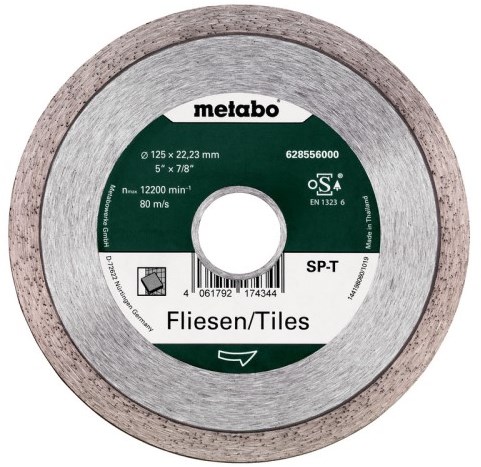 Metabo Accessoires Diamant slijpschijf | Ø 125x22,23mm | "SP-T" | Fliesen "SP" - 628556000