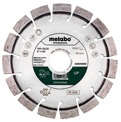 Metabo Accessoires Diamant slijpschijf | Ø 125x22,23mm | "UP" | Universal "professional" - 628559000