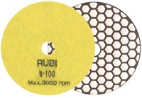 Rubi Schuur- en Polijstpad | Ø100 MM | KORREL #100 - 62971-2