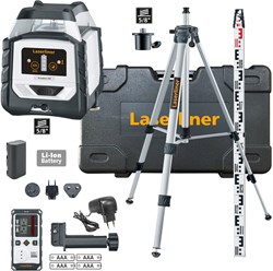 Laserliner DuraPlane 360 Set | Accu Lijnlaser 7,4V 1 lijn 60 m (1x 2.6Ah accu + laadkabel) - 052.500A