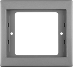 Berker K5 Afdekraam | 1-voudig | RVS - 66.023.21