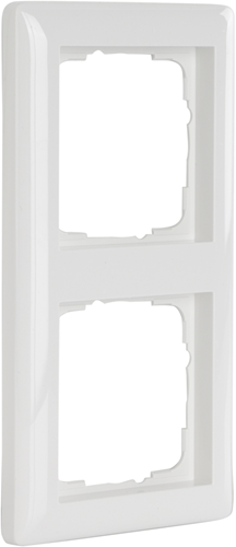Gira System 55 Afdekraam | Inbouw | 2-voudig | Polarwit - 66.051.22