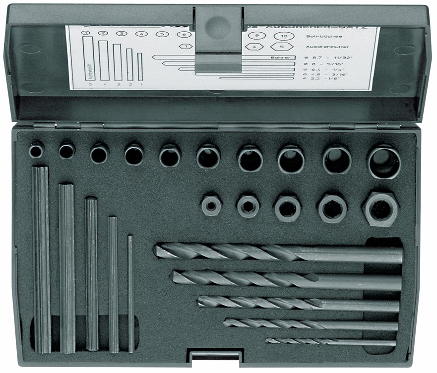 KS Tools Schroefdraad-uitdraaiset, 25-delig 25-teilig