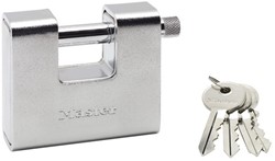 Masterlock 80mm wide x 30mm zinc alloy body with hardened steel armour - hardened - 680EURD