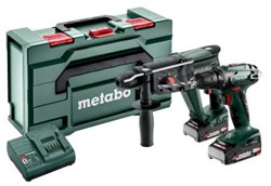 Metabo Combo set 2.3.2 | Accu-machines set | 18V | BS 18 | KH 18 LTX 24 | metabox 165L 685216500