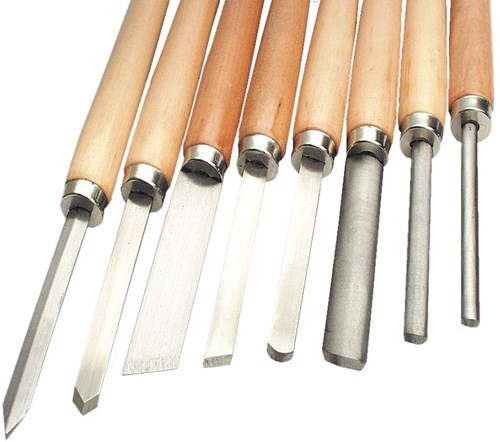 Brüder Mannesmann Houtdraaibeitelset 8 dlg (Hobby) - 691-8