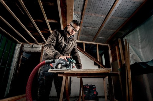 Metabo KS 18 LTX 57 SET 18V Li-Ion accu cirkelzaag set incl. geleiderail FS 160 - 57mm | zonder accu's en lader - 691065000-2
