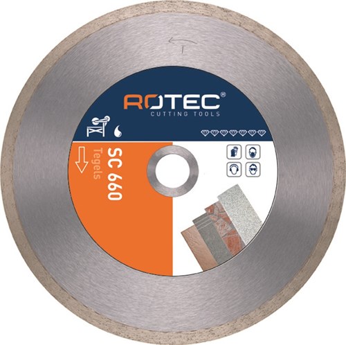 Rotec Diamantzaag Tegel /SC 660 250/30,0 - 7002505