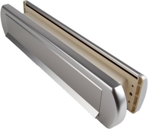 AMI Briefplaat/Tochtklep EP 975/1 Climate Comfort Irox Archi-Design Deurdikte 53/57 - 620330