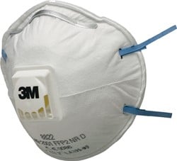 3M Stofmasker | FFP2 / V NR D | met uitademventiel | 10 stuks - 7100101091 - 7100101091