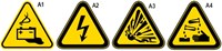 Beta 7109A 2-Aluminium Waarschuwings Tekens - 071090002