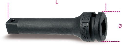 Beta 3/8” verlengstukken 710/20 - 007100821