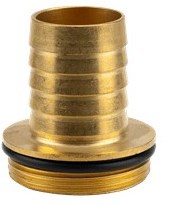 Gardena Slangkoppeling | met schroefdraad | 1-delig | met kraag en O-ring - 7149-20