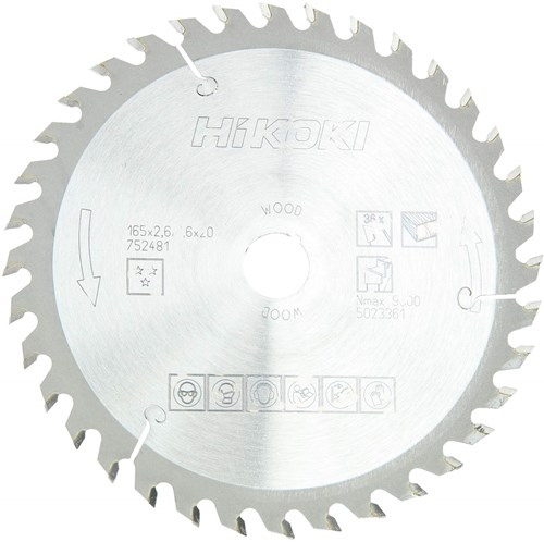 Hikoki Accessoires Hm Cirkelzaagblad 165X20 Z36 - 752481