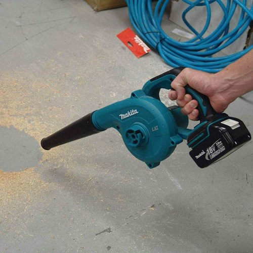 Makita DUB185RT | 18 V Accu Blazer 5,0 Ah accu (1 st), snellader, in doos-3