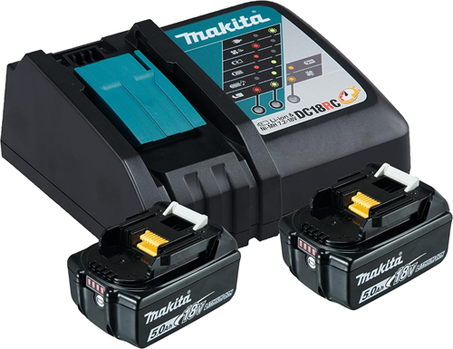 Makita Accessoires Starterset - 2x Accu BL1850B 18V 5,0Ah + DC18RC acculader 197570-9