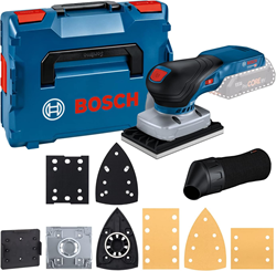 Bosch Blauw GSS 18V-13 | Accu Vlakschuurmachine | 18V | Zonder accu's en lader | Incl. accessoires | In L-Boxx - 06019L0101