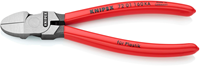 Knipex Zijsnijtang Voor Kunststof | 160 mm Lengte | Ronde Kop | Kunststof Bekleed - 72 01 160 KA