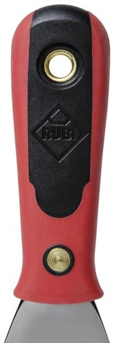 Rubi Roestvrij Stalen Plamuurmes | 63 mm | Kunststof Handgreep - 73914-2