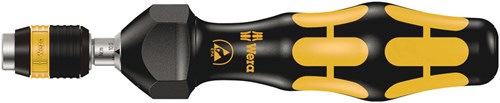 Wera 7440 Kraftform ESD instelbare Momentschroevendraaier met Rapidaptor Snelwisselhouder, 1/4 duim, 0,3 - 1,2 Nm - 1 stuk(s) - 05074730001-3
