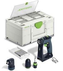Festool CXS 18-Basic-Set - Accu-schroefboormachine | zonder accu's en lader in Systainer - 577333